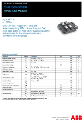 5snd 0500n330300abb igbtģK