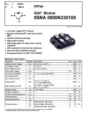 5sna0800n330100abb igbtģK