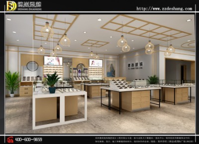 用智慧之火點亮整個店鋪空間，眼鏡店展柜設(shè)計 。