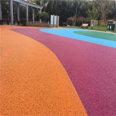 金堂縣 彩色生態(tài)透水混凝土道路 混凝土透水增強(qiáng)劑