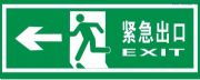 pvc夜光指示牌 蓄光逃生標(biāo)示牌 夜光緊急出口指示牌