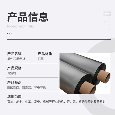 耐熱石墨卷材