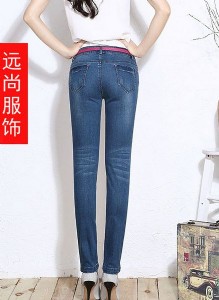 大量時尚尾貨女裝牛仔褲供貨超便宜批發(fā)在東莞遠尚