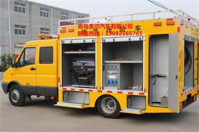 依維柯自來水管道救險車全免購置稅