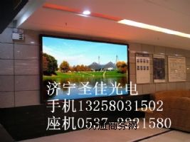 濟(jì)寧兗州商場超市信息顯示屏室內(nèi)全彩屏門頭屏定做,安裝