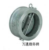 鑄鋼止回閥,H76H對(duì)夾雙瓣式止回閥