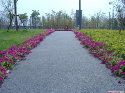 甘肅園林道路透水路面的做法